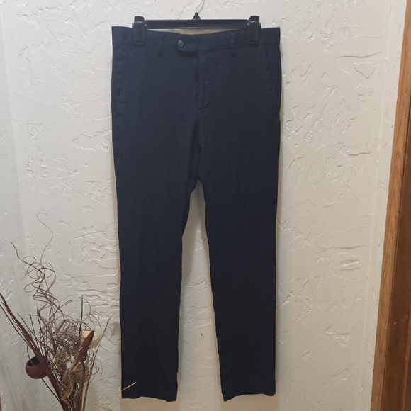 Van Heusen Dark Blue Chinos - Picture 1 of 8